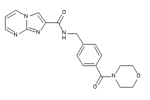 N-[4-(morpholine-4-carbonyl)benzyl]imidazo[1,2-a]pyrimidine-2-carboxamide