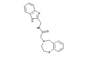 N-(1H-benzimidazol-2-ylmethyl)-2-(3,5-dihydro-2H-1,4-benzoxazepin-4-yl)acetamide