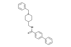 N-[(1-benzyl-4-piperidyl)methyl]-4-phenyl-benzamide