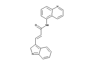 3-(2H-indol-3-yl)-N-(5-quinolyl)acrylamide