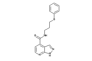 N-(3-phenoxypropyl)-1H-pyrazolo[3,4-b]pyridine-4-carboxamide