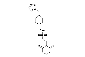 2-glutarimido-N-[[1-(2-thenyl)-4-piperidyl]methyl]ethanesulfonamide