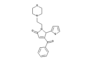 4-benzoyl-1-(2-morpholinoethyl)-5-(2-thienyl)-3-pyrrolin-2-one