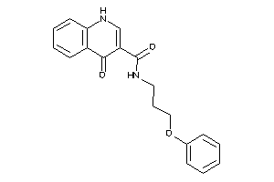 4-keto-N-(3-phenoxypropyl)-1H-quinoline-3-carboxamide