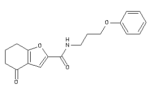 4-keto-N-(3-phenoxypropyl)-6,7-dihydro-5H-benzofuran-2-carboxamide