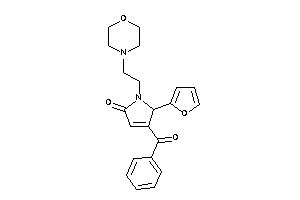 4-benzoyl-5-(2-furyl)-1-(2-morpholinoethyl)-3-pyrrolin-2-one