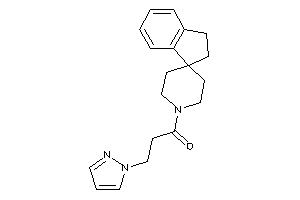 3-pyrazol-1-yl-1-spiro[indane-1,4'-piperidine]-1'-yl-propan-1-one