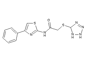 Image of 2-(2,5-dihydro-1H-tetrazol-5-ylthio)-N-(4-phenylthiazol-2-yl)acetamide