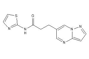 3-pyrazolo[1,5-a]pyrimidin-6-yl-N-thiazol-2-yl-propionamide