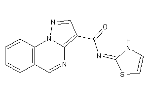 N-(4-thiazolin-2-ylidene)pyrazolo[1,5-a]quinazoline-3-carboxamide