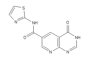 Image of 4-keto-N-thiazol-2-yl-3H-pyrido[2,3-d]pyrimidine-6-carboxamide