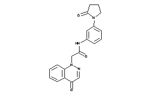 2-(4-ketocinnolin-1-yl)-N-[3-(2-ketopyrrolidino)phenyl]acetamide