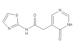 2-(6-keto-1H-pyrimidin-5-yl)-N-thiazol-2-yl-acetamide