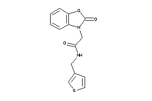 2-(2-keto-1,3-benzoxazol-3-yl)-N-(3-thenyl)acetamide