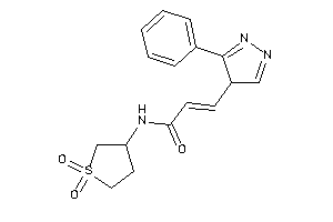 N-(1,1-diketothiolan-3-yl)-3-(3-phenyl-4H-pyrazol-4-yl)acrylamide