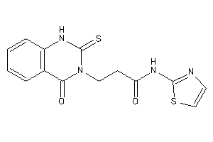 3-(4-keto-2-thioxo-1H-quinazolin-3-yl)-N-thiazol-2-yl-propionamide