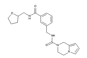 N-[3-(tetrahydrofurfurylcarbamoyl)benzyl]-3,4-dihydro-1H-pyrrolo[1,2-a]pyrazine-2-carboxamide