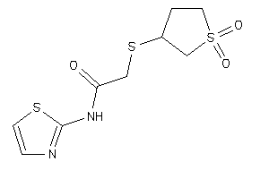 Image of 2-[(1,1-diketothiolan-3-yl)thio]-N-thiazol-2-yl-acetamide