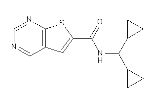 N-(dicyclopropylmethyl)thieno[2,3-d]pyrimidine-6-carboxamide