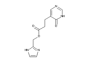 3-(6-keto-1H-pyrimidin-5-yl)propionic Acid 1H-imidazol-2-ylmethyl Ester