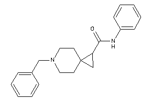 6-benzyl-N-phenyl-6-azaspiro[2.5]octane-2-carboxamide