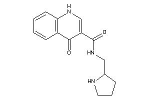 Image of 4-keto-N-(pyrrolidin-2-ylmethyl)-1H-quinoline-3-carboxamide