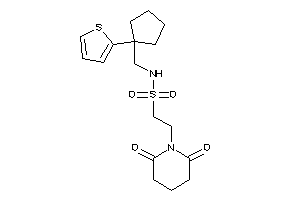 2-glutarimido-N-[[1-(2-thienyl)cyclopentyl]methyl]ethanesulfonamide