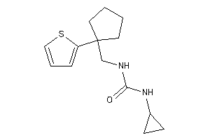 1-cyclopropyl-3-[[1-(2-thienyl)cyclopentyl]methyl]urea