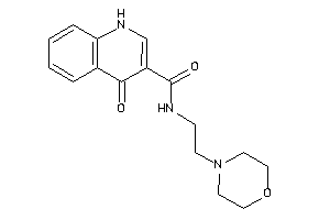 4-keto-N-(2-morpholinoethyl)-1H-quinoline-3-carboxamide