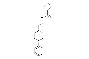 N-[2-(4-phenylpiperazino)ethyl]cyclobutanecarboxamide