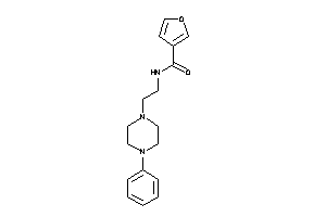 N-[2-(4-phenylpiperazino)ethyl]-3-furamide