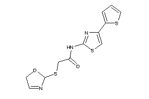 2-(3-oxazolin-2-ylthio)-N-[4-(2-thienyl)thiazol-2-yl]acetamide