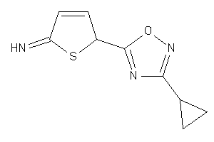 [2-(3-cyclopropyl-1,2,4-oxadiazol-5-yl)-2H-thiophen-5-ylidene]amine