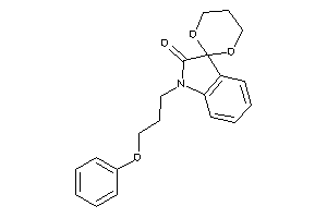 1'-(3-phenoxypropyl)spiro[1,3-dioxane-2,3'-indoline]-2'-one
