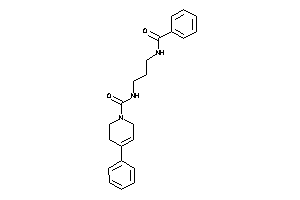 N-(3-benzamidopropyl)-4-phenyl-3,6-dihydro-2H-pyridine-1-carboxamide