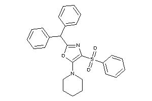 2-benzhydryl-4-besyl-5-piperidino-oxazole