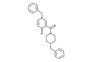 1-benzyl-3-(4-benzylpiperidine-1-carbonyl)-4-pyridone