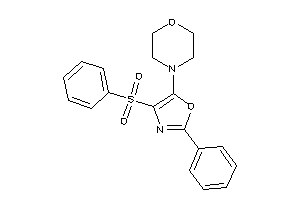 4-(4-besyl-2-phenyl-oxazol-5-yl)morpholine