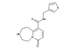 Image of 7-keto-N-(3-thenyl)-2,3,4,5-tetrahydro-1H-pyrido[2,1-g][1,4]diazepine-10-carboxamide