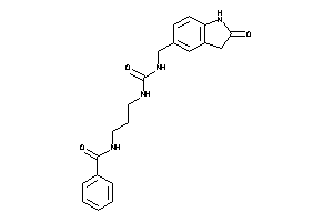 N-[3-[(2-ketoindolin-5-yl)methylcarbamoylamino]propyl]benzamide