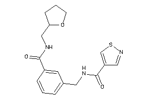 N-[3-(tetrahydrofurfurylcarbamoyl)benzyl]isothiazole-4-carboxamide