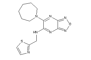 [6-(azepan-1-yl)furazano[3,4-b]pyrazin-5-yl]-(thiazol-2-ylmethyl)amine