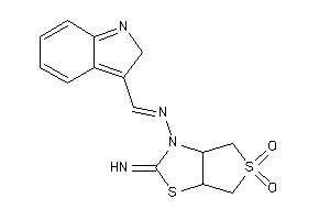 (2-imino-5,5-diketo-3a,4,6,6a-tetrahydrothieno[3,4-d]thiazol-3-yl)-(2H-indol-3-ylmethylene)amine
