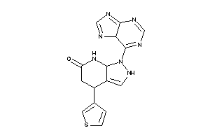 Image of 1-(5H-purin-6-yl)-4-(3-thienyl)-4,5,7,7a-tetrahydro-2H-pyrazolo[3,4-b]pyridin-6-one
