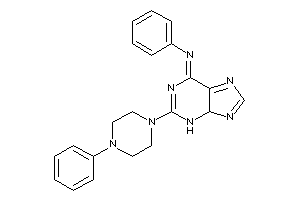 Image of Phenyl-[2-(4-phenylpiperazino)-3,4-dihydropurin-6-ylidene]amine
