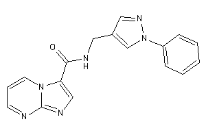 N-[(1-phenylpyrazol-4-yl)methyl]imidazo[1,2-a]pyrimidine-3-carboxamide