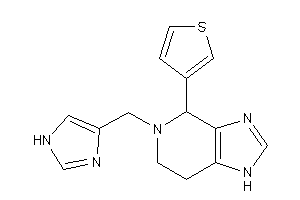 5-(1H-imidazol-4-ylmethyl)-4-(3-thienyl)-1,4,6,7-tetrahydroimidazo[4,5-c]pyridine