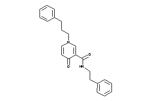 4-keto-N-phenethyl-1-(3-phenylpropyl)nicotinamide