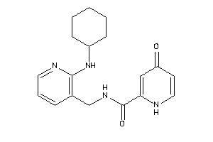 N-[[2-(cyclohexylamino)-3-pyridyl]methyl]-4-keto-1H-pyridine-2-carboxamide