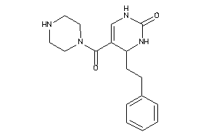 4-phenethyl-5-(piperazine-1-carbonyl)-3,4-dihydro-1H-pyrimidin-2-one